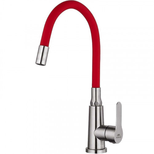 Смеситель для кухни Fashun A54301-10 цвет Сатин Красный