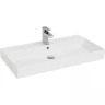 Раковина Allen Brau Sanovit Slim Synergy 85 17085-KL Белая фарфор полувстраиваемая