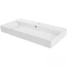 Раковина Allen Brau Sanovit Slim Synergy 85 17085-KL Белая фарфор полувстраиваемая