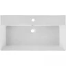 Раковина Allen Brau Sanovit Slim Synergy 85 17085-KL Белая фарфор полувстраиваемая