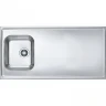 Кухонная мойка Alveus Classic Pro 90 SAT-90 1200x600 1130473 Сатинированная сталь нержавеющая сталь накладная