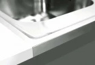 Кухонная мойка Alveus Classic Pro 90 SAT-90 1200x600 1130473 Сатинированная сталь нержавеющая сталь накладная