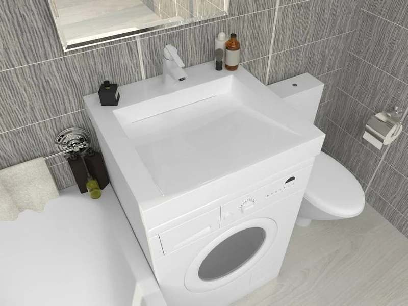 Раковина Stella Polar Берта 60 SP-00001683 на стиральную машину Белая