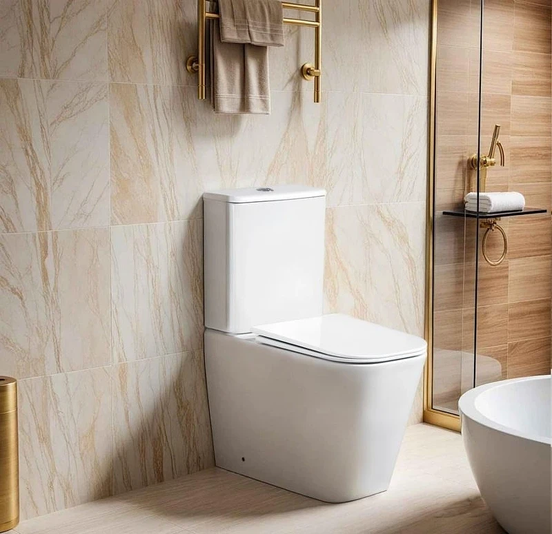 Унитаз компакт Ceruttispa Manlio Tornado CT10618 с бачком и сиденьем Микролифт