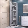 Шкаф пенал Vigo Geometry 45 243 цвет Белый