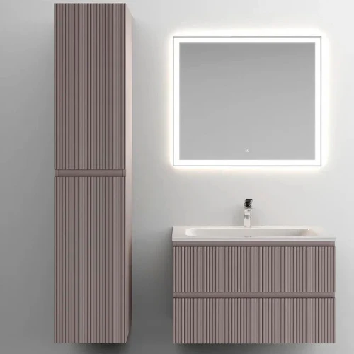 Тумба под раковину Sancos Snob T 80 SNT80SM подвесная Doha Soft МДФ / ЛДСП