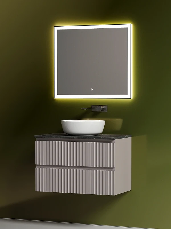 Тумба под раковину Sancos Snob T 80 SNT80SM подвесная Doha Soft МДФ / ЛДСП