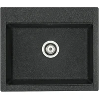 Кухонная мойка Aquaton Делия 60 1A715232LD210 Графит искусственный камень (литьевой мрамор) встраиваемый