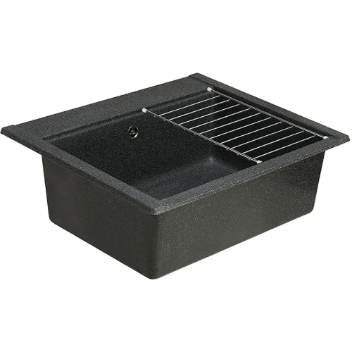 Кухонная мойка Aquaton Делия 60 1A715232LD210 Графит искусственный камень (литьевой мрамор) встраиваемый