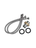 Кухонная мойка Wisent 50 WS35044/W02-114/W405A/W302644/W4998-4 со смесителем цвет Сатин