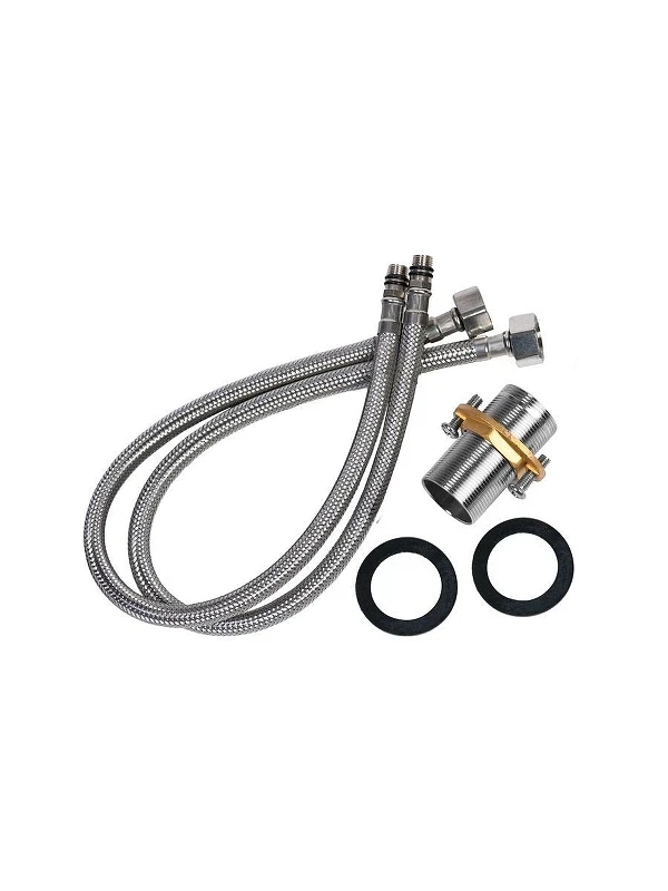 Кухонная мойка Wisent 50 WS35044/W02-114/W405A/W302644/W4998-4 со смесителем цвет Сатин