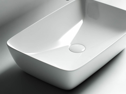 Раковина Ceramicanova Form 58 CN2003 Белая фаянс накладная