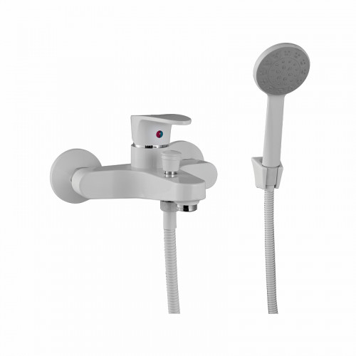 Смеситель для ванны Plstart PL3205-8 цвет Белый