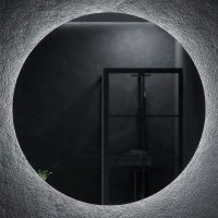 Зеркало Sancos Sfera 100 SF1000 с подсветкой с сенсорным выключателем стекло