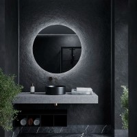 Зеркало Sancos Sfera 100 SF1000 с подсветкой с сенсорным выключателем стекло