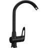 Смеситель для кухни Ulgran Classic U-006-308 Черный латунь