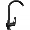 Смеситель для кухни Ulgran Classic U-006-308 Черный латунь