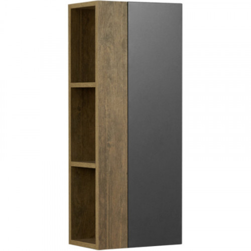 Подвесной шкаф Aquaton Терра 35 1A247503TEKA0 Дуб Кантри Антрацит МДФ / ЛДСП