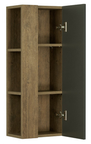 Подвесной шкаф Aquaton Терра 35 1A247503TEKA0 Дуб Кантри Антрацит МДФ / ЛДСП