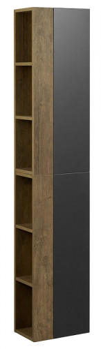 Подвесной шкаф Aquaton Терра 35 1A247503TEKA0 Дуб Кантри Антрацит МДФ / ЛДСП
