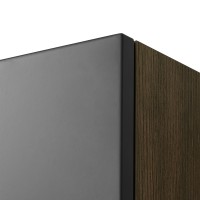 Подвесной шкаф Aquaton Терра 35 1A247503TEKA0 Дуб Кантри Антрацит МДФ / ЛДСП