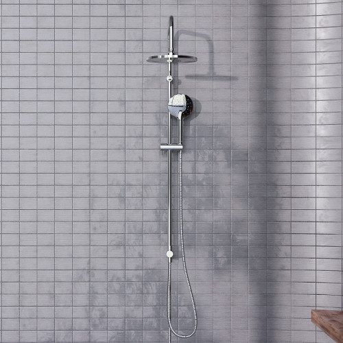 Душевая система Damixa Jupiter 977000000 Хром нержавеющая сталь на стену