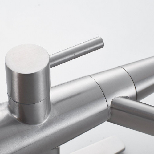 Смеситель для кухни Shevanik S968L цвет Сатин Серый