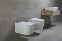 Унитаз beWash Albano 36383201 подвесной Белый глянцевый с сиденьем Микролифт фарфор подвесной