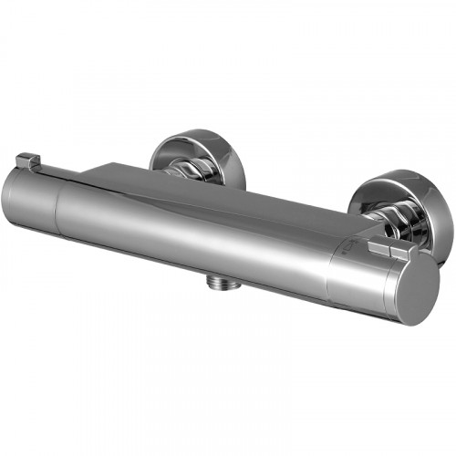 Смеситель для душа Lemark Yeti LM7833C с термостатом Хром латунь на стену