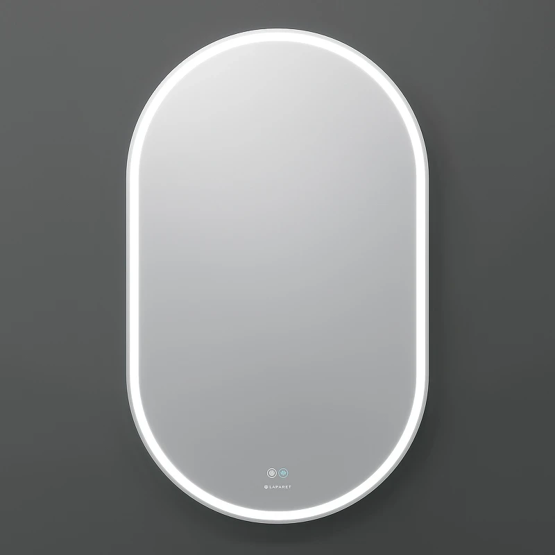 Зеркало Laparet Electra 55 electra.55*90 с подсветкой с сенсорным выключателем и подогревом стекло