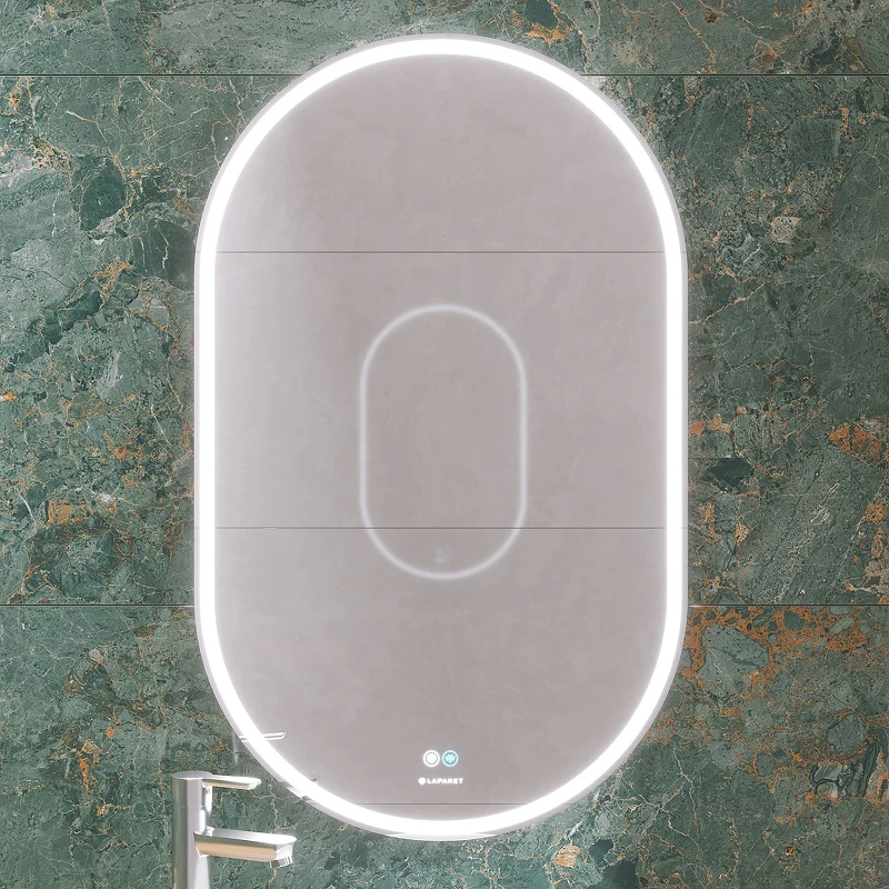 Зеркало Laparet Electra 55 electra.55*90 с подсветкой с сенсорным выключателем и подогревом стекло