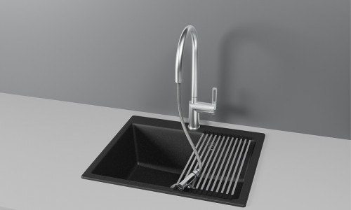 Смеситель для кухни Granula 8172 цвет Нержавеющая сталь