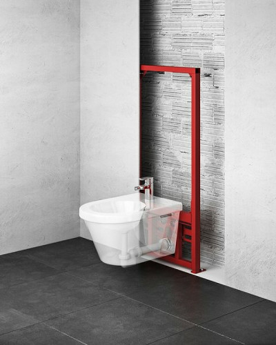 Инсталляция Ravak X01704 для биде Красная нержавеющая сталь