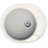 Кухонная мойка Reflection Allonge 57 RF0658WH Белая искусственный камень (литьевой мрамор) встраиваемый