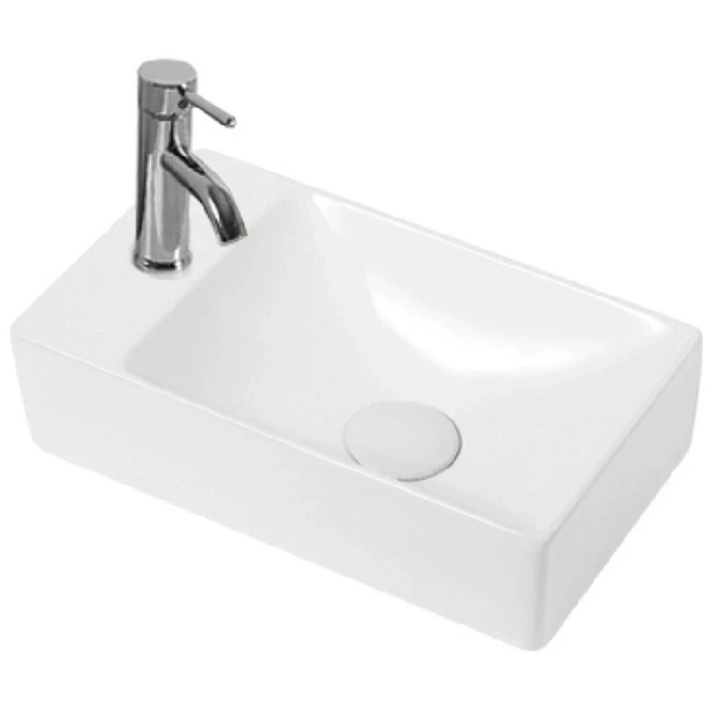 Раковина Ceramicanova Element 37 CN5008 Белая фаянс накладная