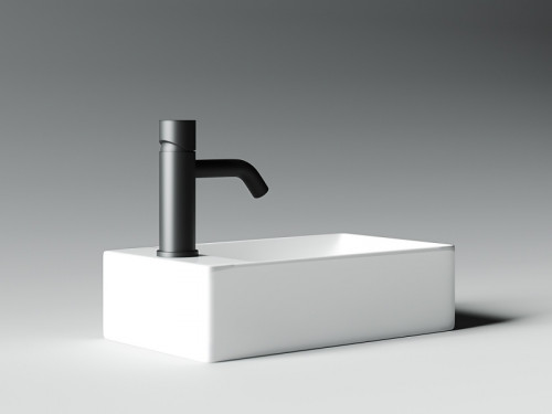 Раковина Ceramicanova Element 37 CN5008 Белая фаянс накладная