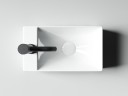 Раковина Ceramicanova Element 37 CN5008 Белая фаянс накладная