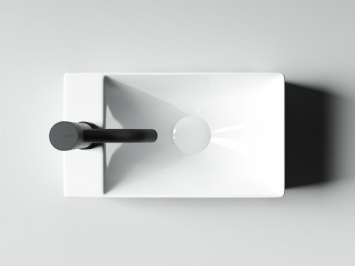 Раковина Ceramicanova Element 37 CN5008 Белая фаянс накладная