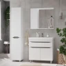 Зеркало со шкафом Volna Lake 80 L zsLAKE80.L-01 с подсветкой Белое