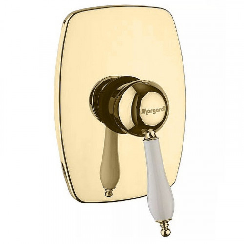 Смеситель для душа Margaroli Classica RU1007AA01GD Золото встраиваемый