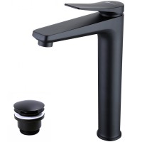 Смеситель для раковины Lemark Bronx LM3709BL Черный латунь