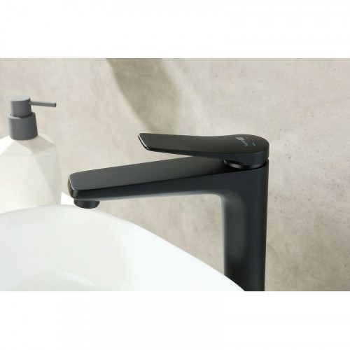 Смеситель для раковины Lemark Bronx LM3709BL Черный латунь