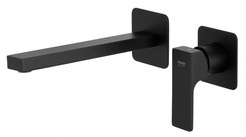 Смеситель для раковины Remer Absolute AU15PNO цвет Черный матовый