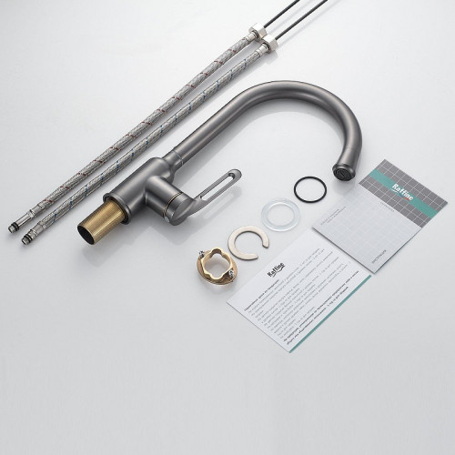 Смеситель для кухни Raffine F103T цвет Оружейная сталь