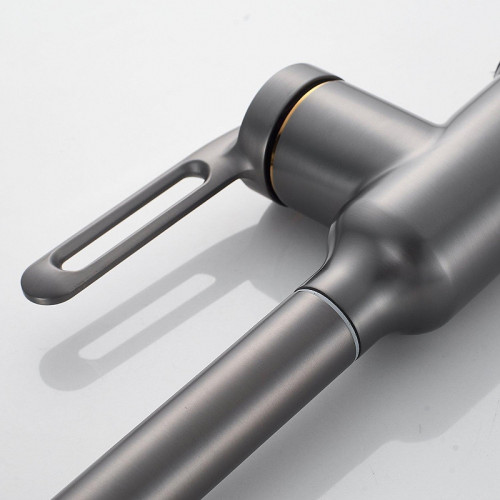 Смеситель для кухни Raffine F103T цвет Оружейная сталь