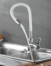 Смеситель для кухни Ledeme Rainbow 4898-3L Хром Белый латунь
