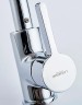 Смеситель для кухни Ledeme Rainbow 4898-3L Хром Белый латунь