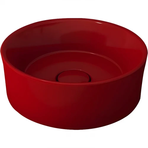 Раковина-чаша Bocchi Vessel 38 1174-019-0125 Красная глянцевая фарфор накладная