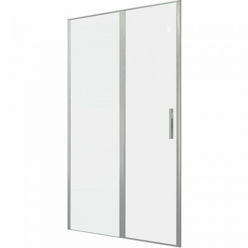 Душевая дверь Allen Brau Priority 120 3.31032.BA профиль Серебро браш стекло прозрачное