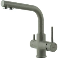 Смеситель для кухни Lemark Comfort LM3061PGS Серый шелк латунь